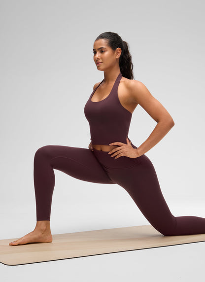 Butterluxe Built in Bra Halter Tank