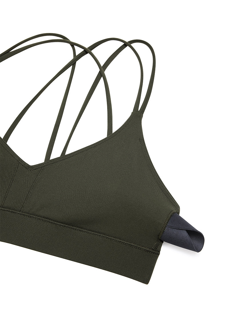 Butterluxe V Neck Strappy Back Bra