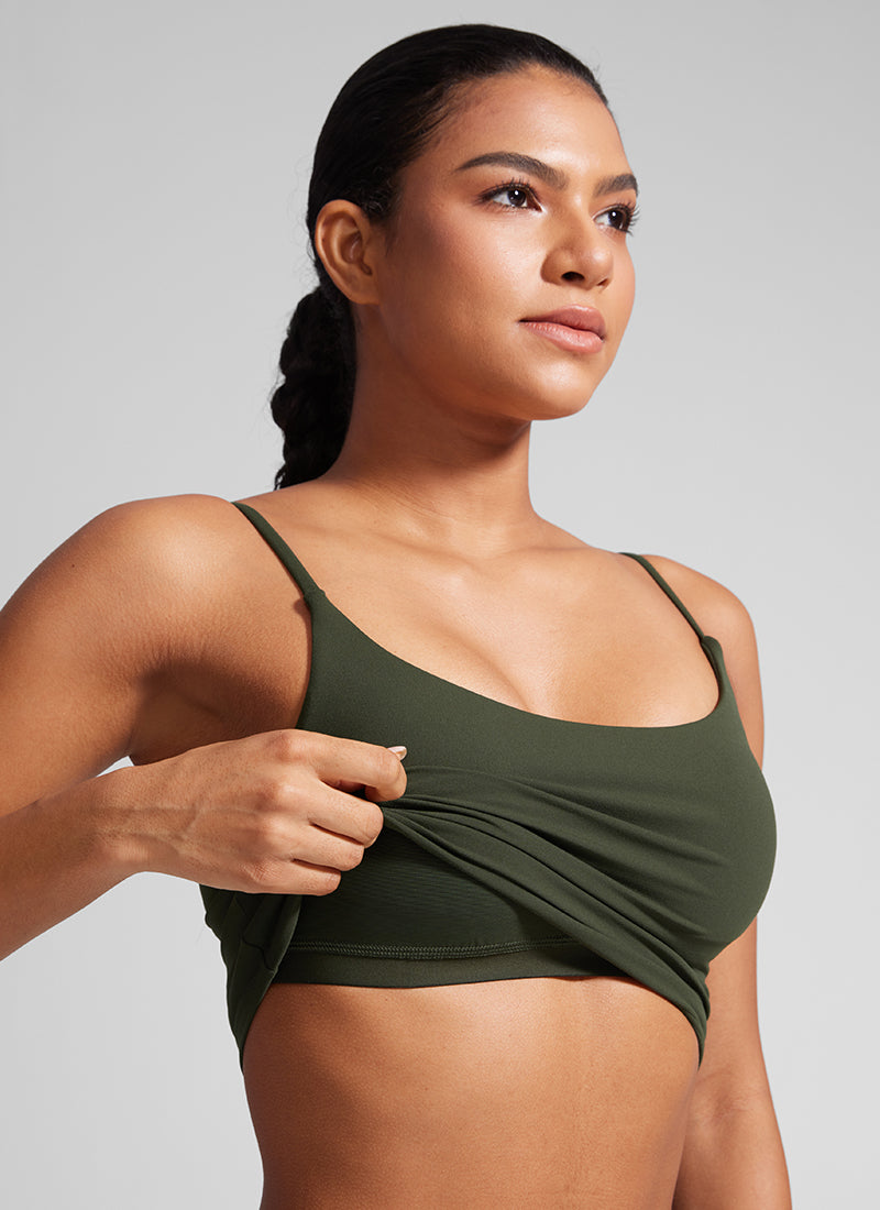 Butterlift® Built in Bra Cropped Tank