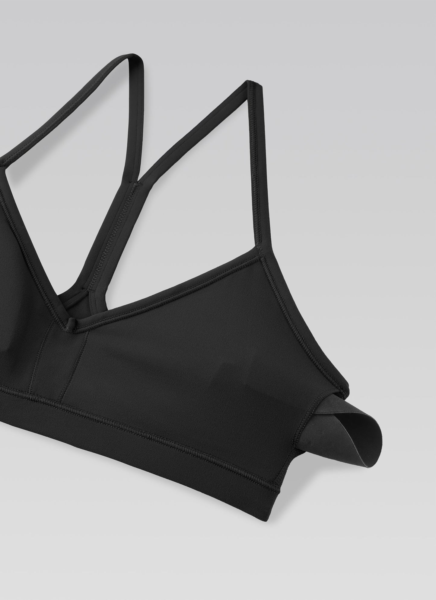 Butterluxe Sports Ruched V Neck Bra