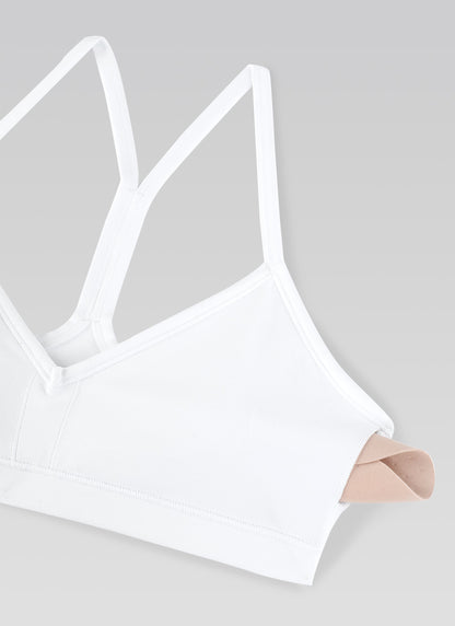 Butterluxe Sports Ruched V Neck Bra