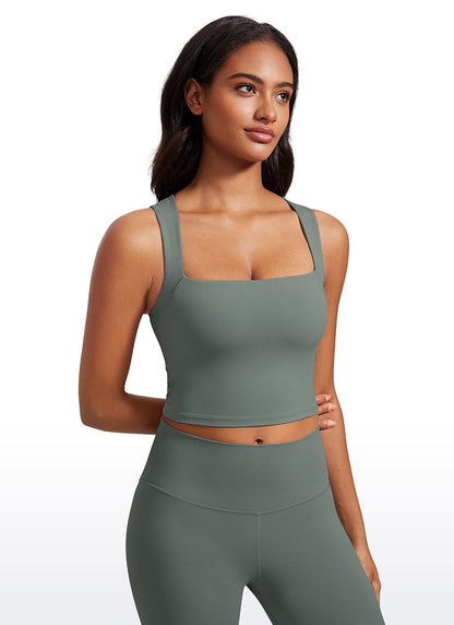 Butterluxe Built in Bra Longline Tank