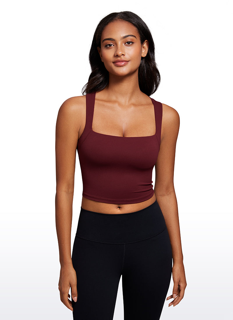 Butterluxe Built in Bra Longline Tank