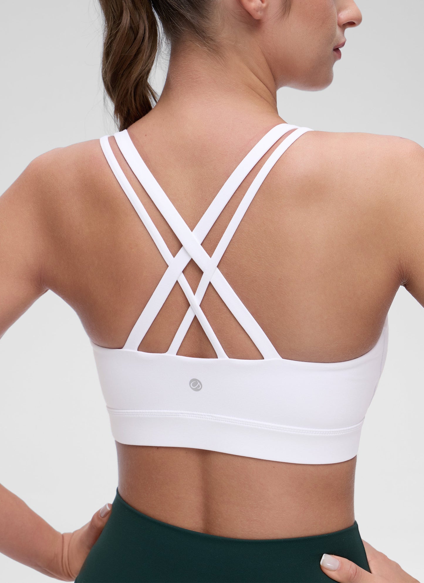 Butterluxe Mold U Neck Double Strap Sports Bra