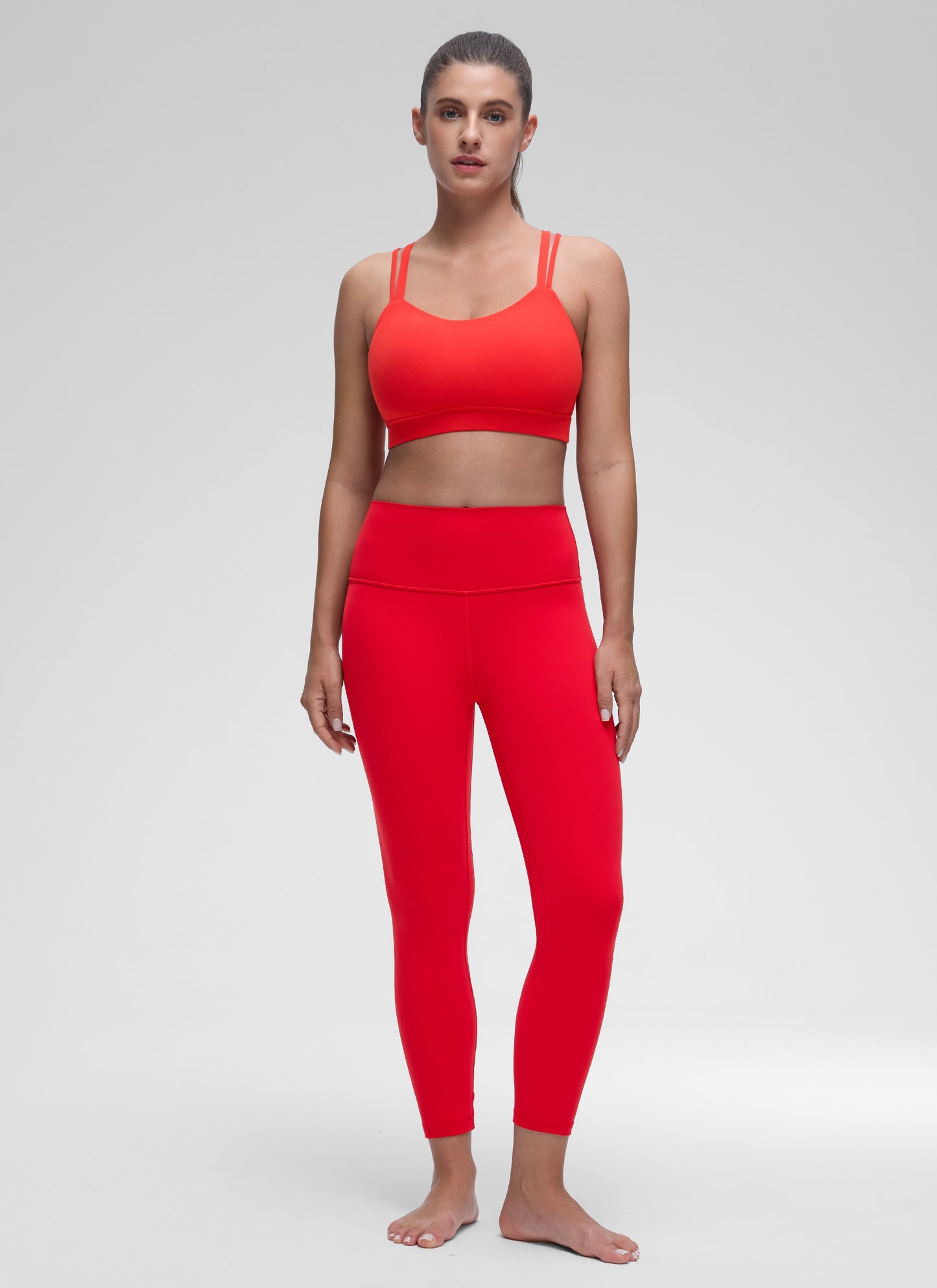 Butterluxe Mold U Neck Double Strap Sports Bra