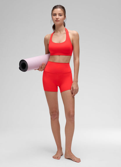 Butterluxe Scoop Neck Open Back Sports Bra