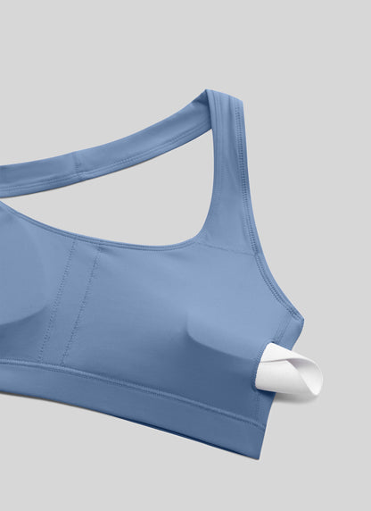 Butterluxe Scoop Neck Open Back Sports Bra