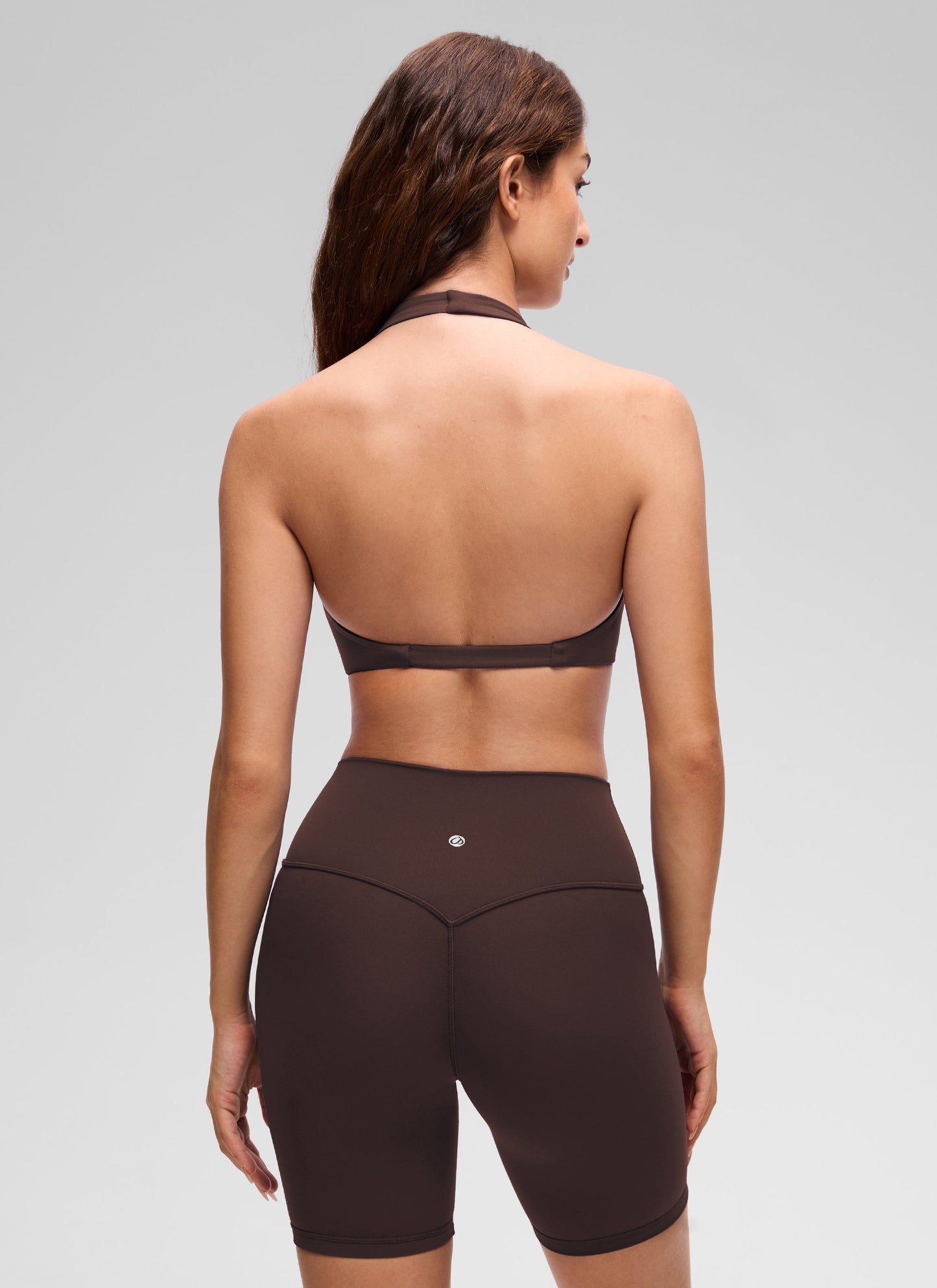 Butterluxe Double Lined Twist Halter Sports Bra