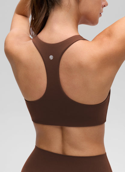 Butterluxe V Neck Racerback Sports Bra