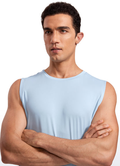 Stretch Quick Dry Tank Tops Crewneck