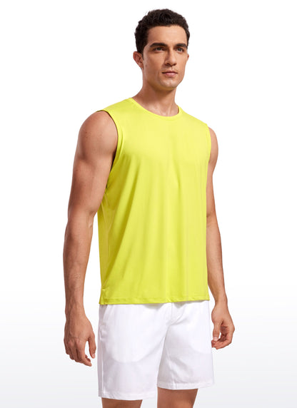Stretch Quick Dry Tank Tops Crewneck