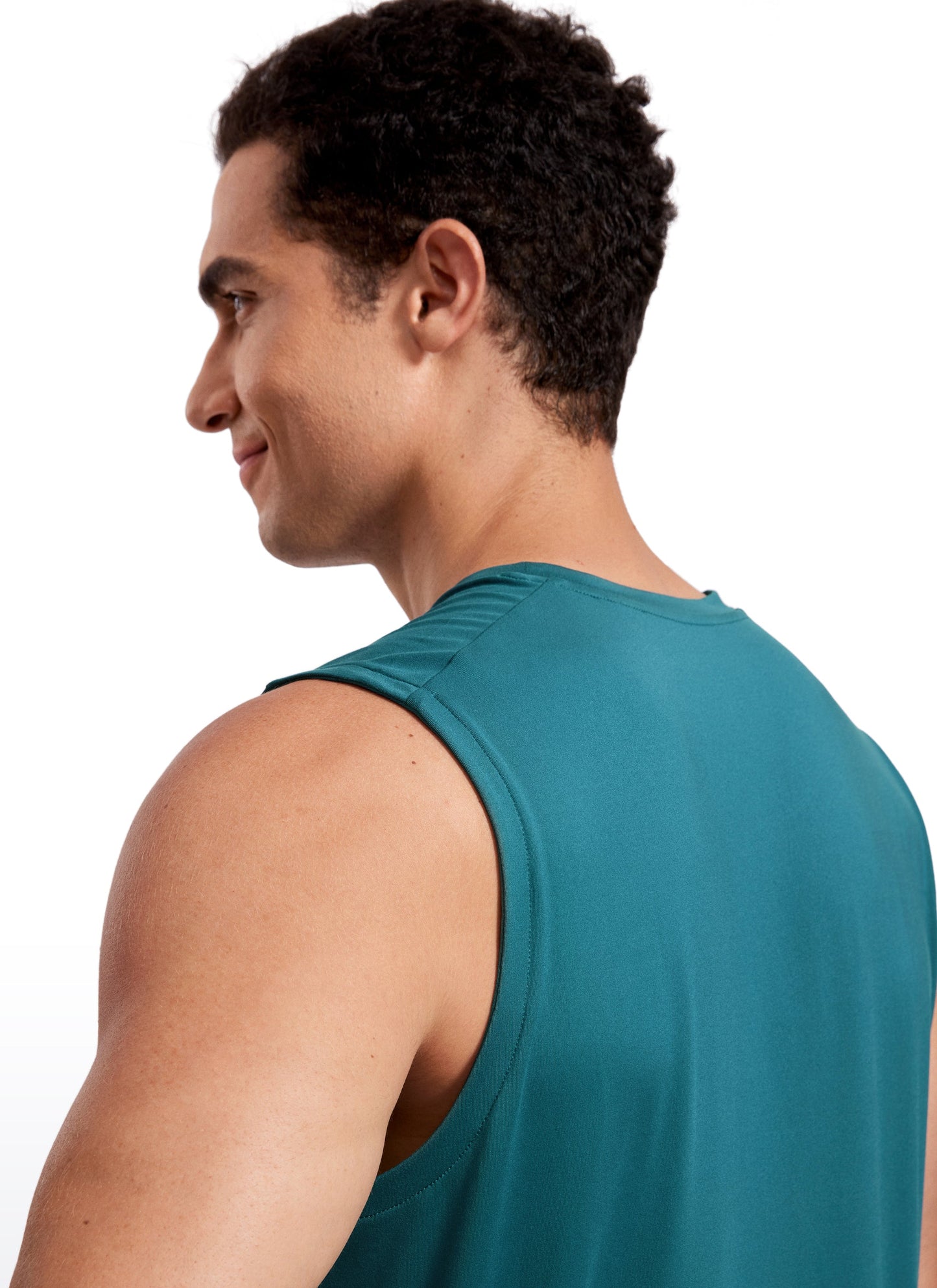 Stretch Quick Dry Tank Tops Crewneck
