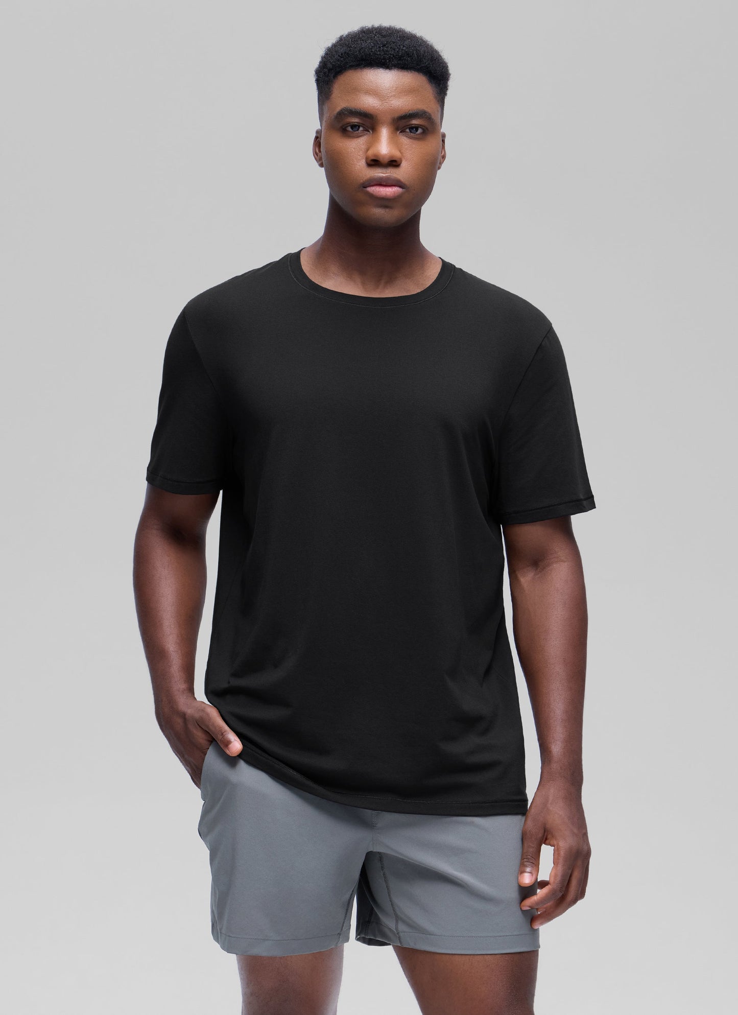 Poly Cotton-Blend Lightweight Short Sleeve