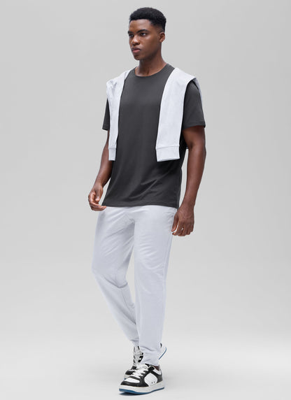 Poly Cotton-Blend Lightweight Short Sleeve