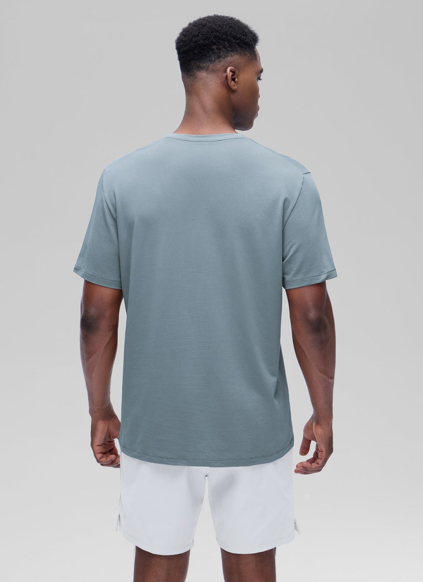 Poly Cotton-Blend Lightweight Short Sleeve
