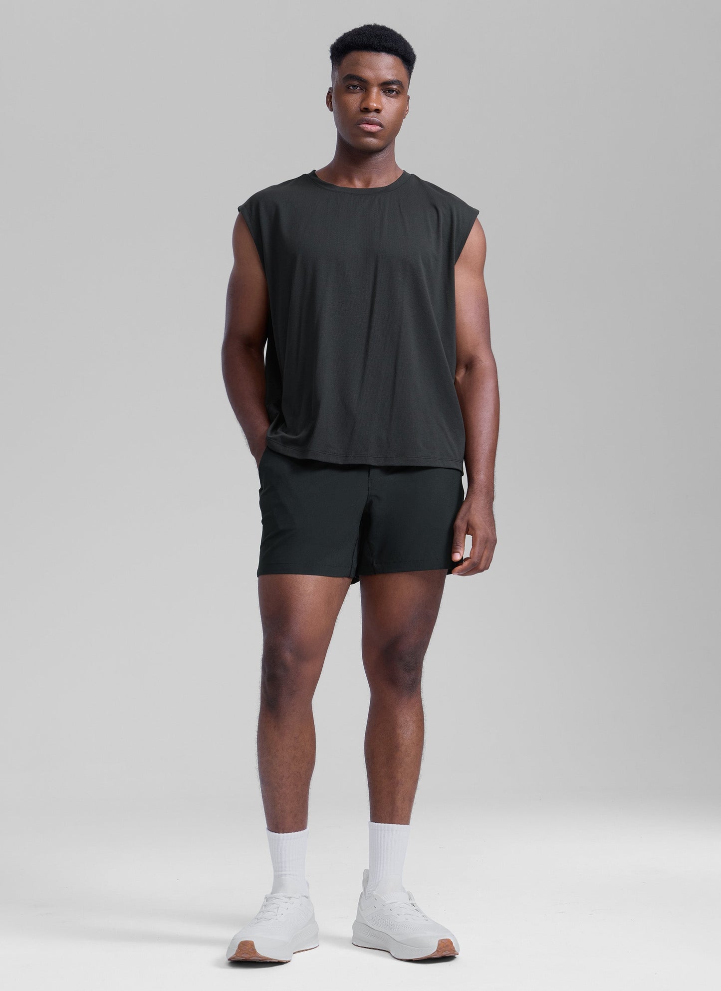 Feathery-Fit Workout Shorts 5''- Linerless