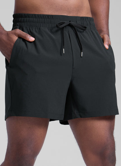 Feathery-Fit Workout Shorts 5''- Linerless