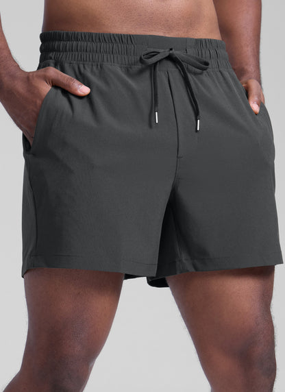 Feathery-Fit Workout Shorts 5''- Linerless