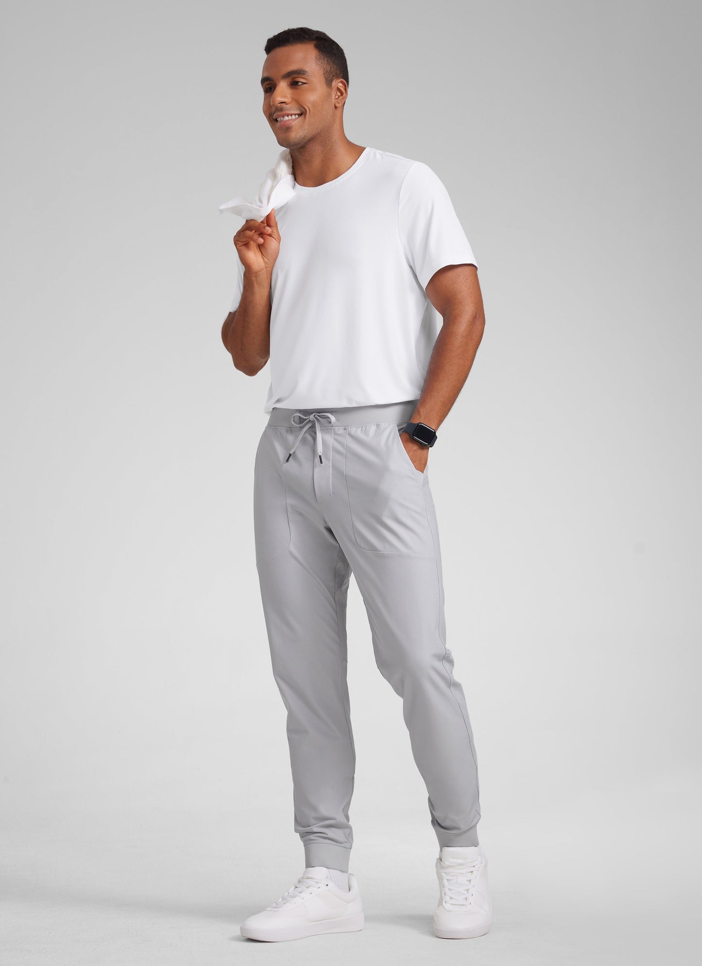 All-Day Comfy Slim-Fit Golf Joggers Pants 32'' with Pockets