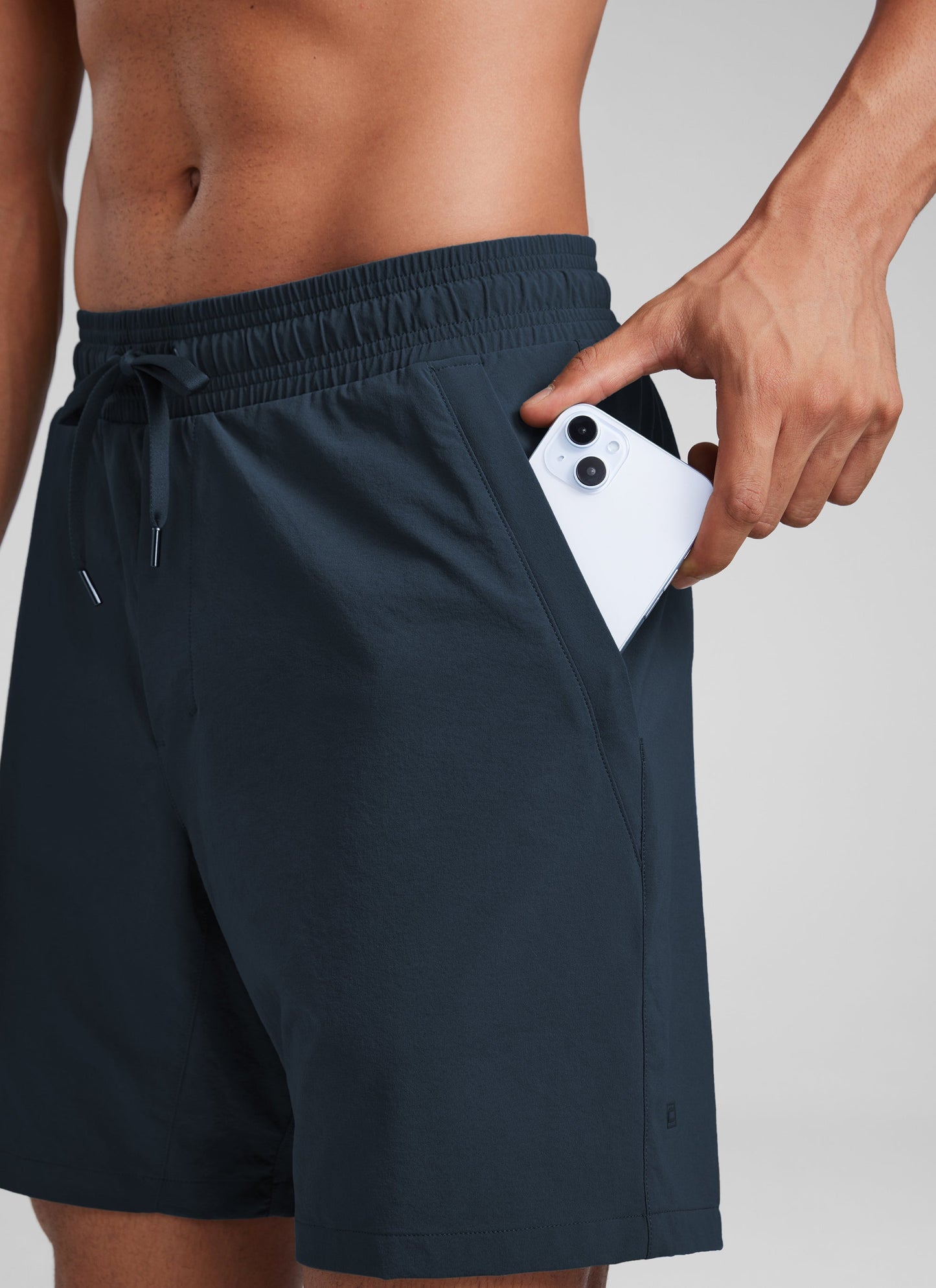 Lightweight Water Resistant Shorts 7" with Zip Pockets