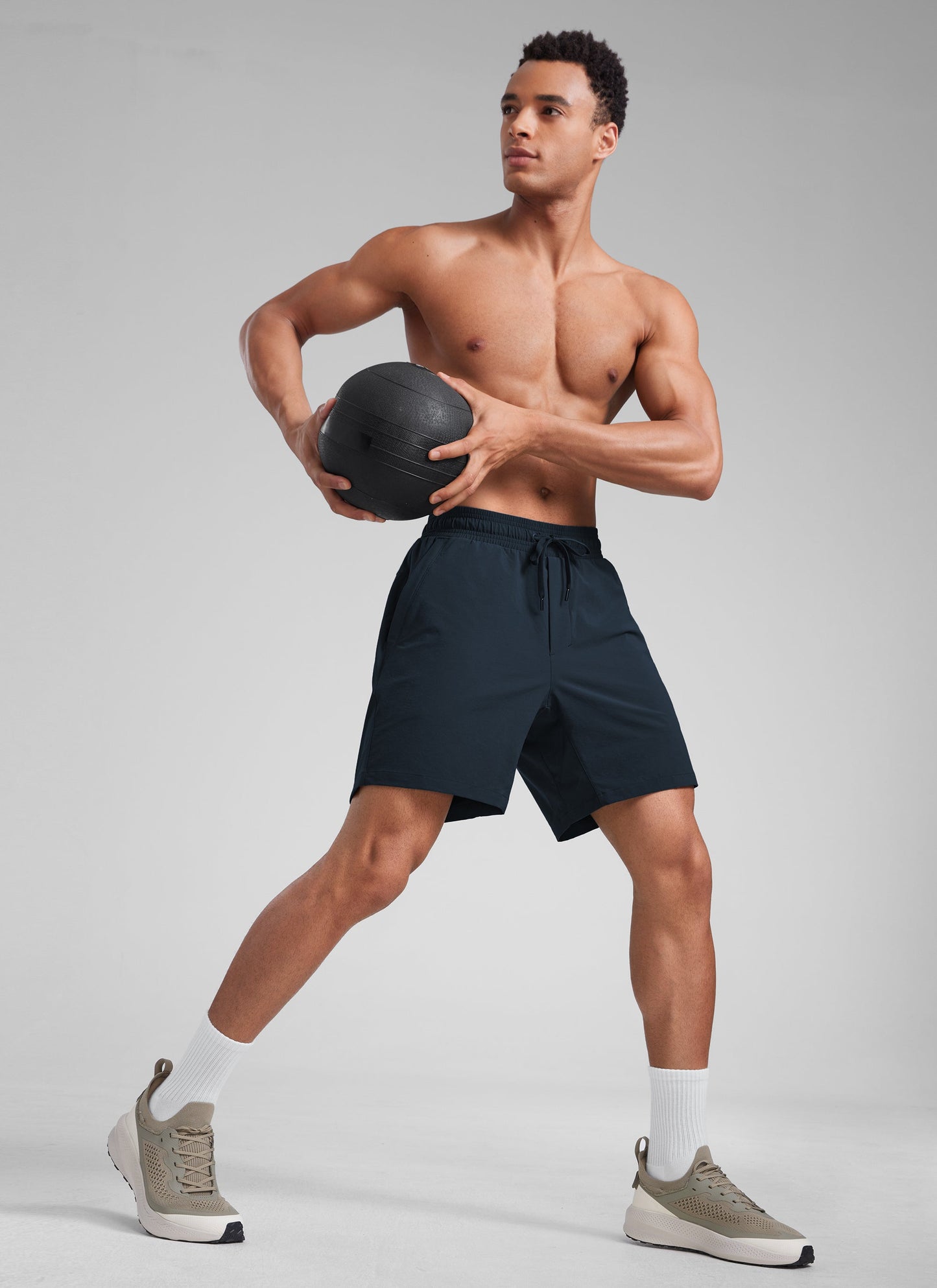 Lightweight Water Resistant Shorts 7" with Zip Pockets