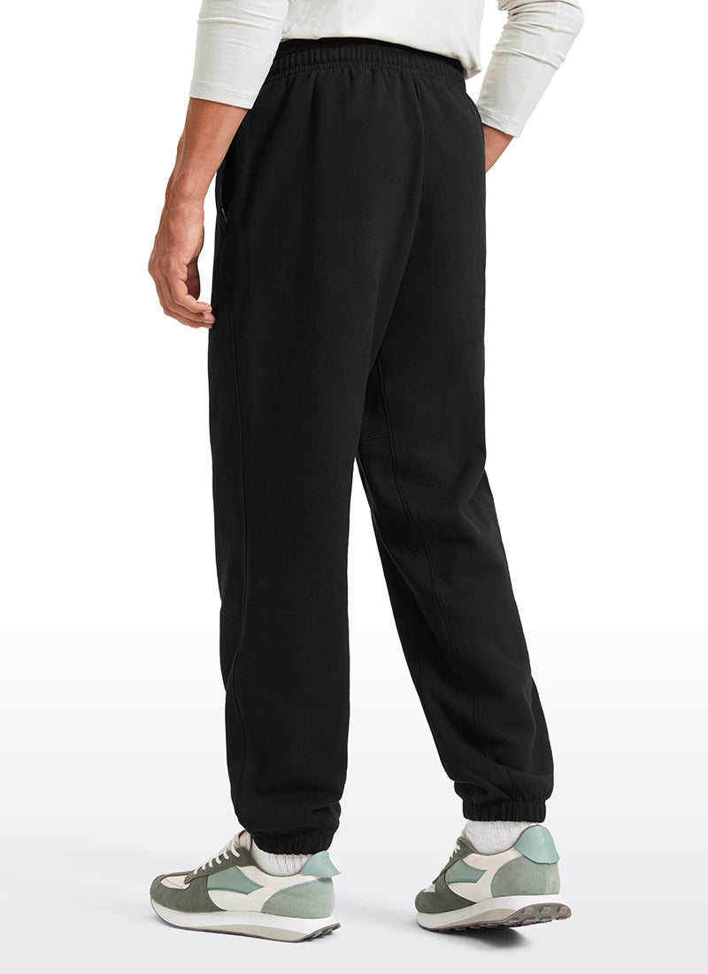 Cotton Fleece Sweatpants with Pockets 32''