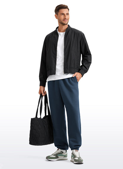 Cotton Fleece Sweatpants with Pockets 32''