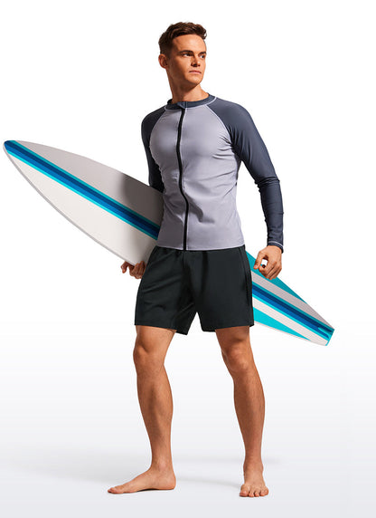 Swim Trunks 7'' with Zipper Pockets