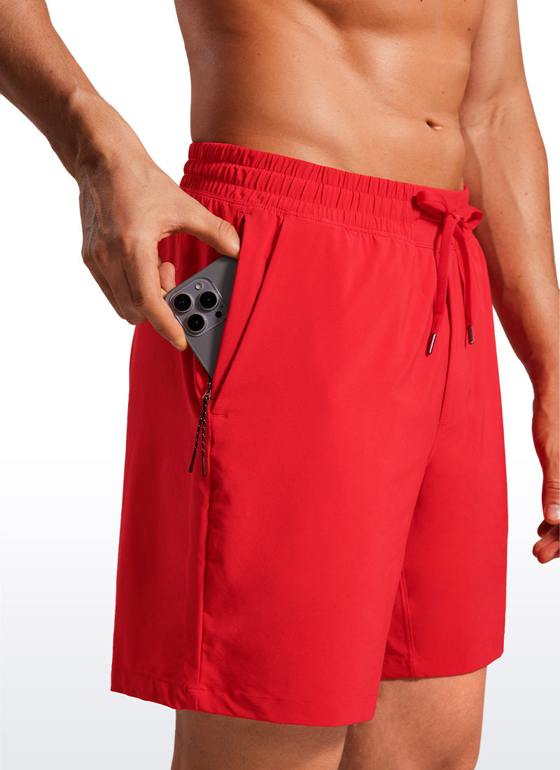 Swim Trunks 7'' with Zipper Pockets