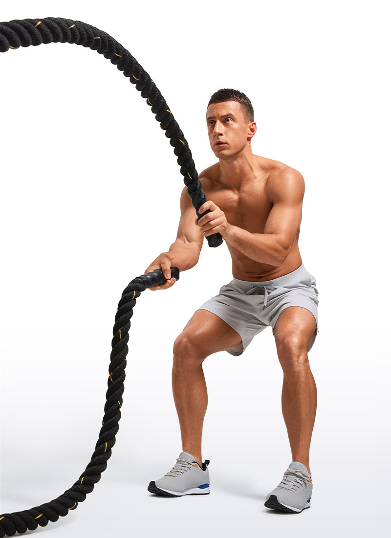 Lightweight Stretchy Athletic Workout Shorts with Zipper Pocket 5''