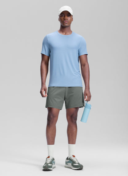 Workout Quick Dry Linerless Pocket Short  7"