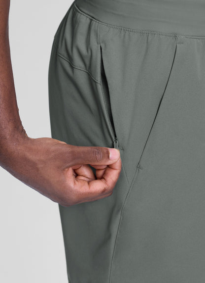 Workout Quick Dry Linerless Pocket Short  7"