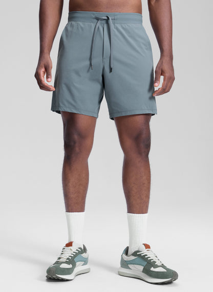 Workout Quick Dry Linerless Pocket Short  7"