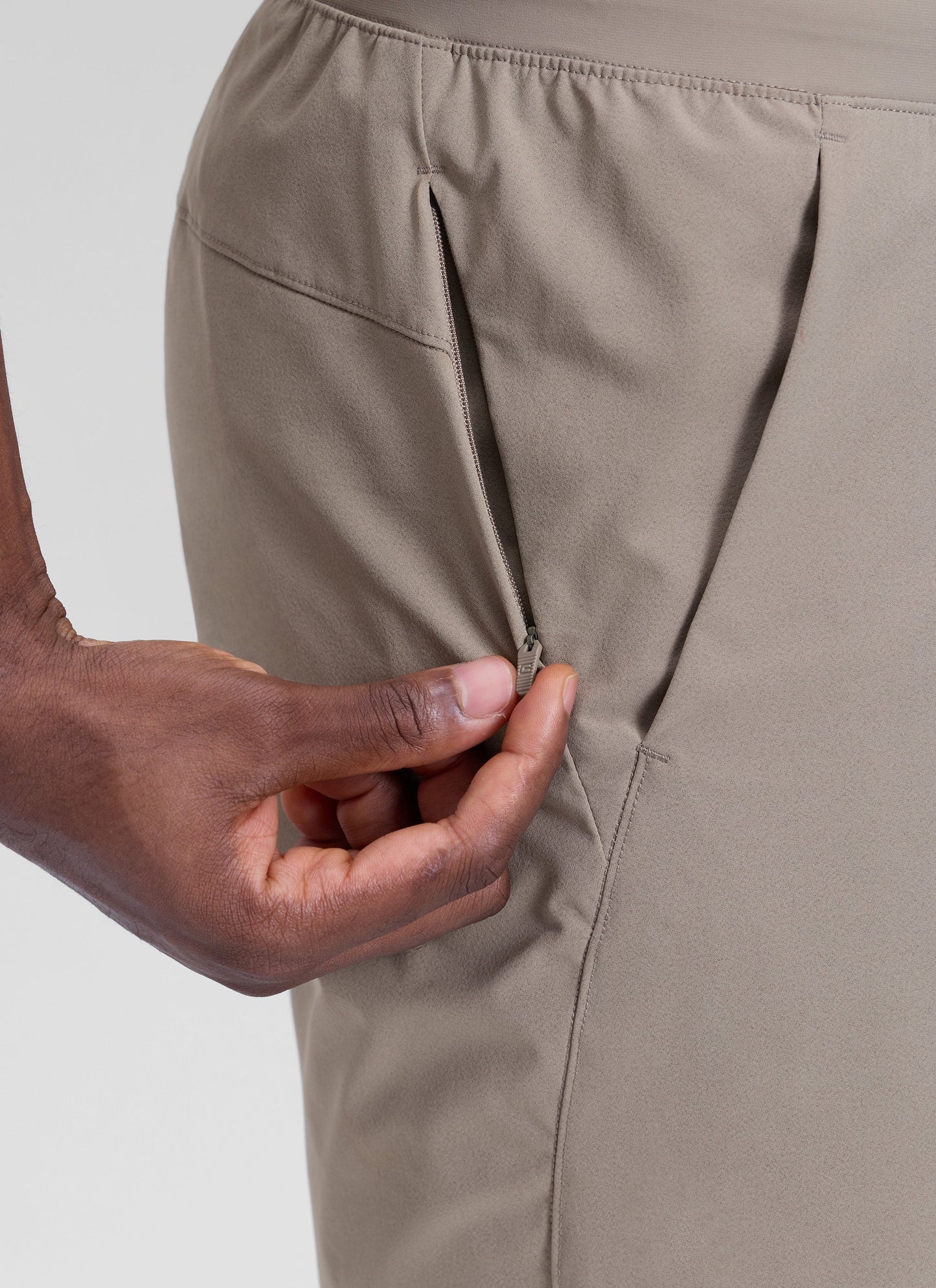 Workout Quick Dry Linerless Pocket Short  7"