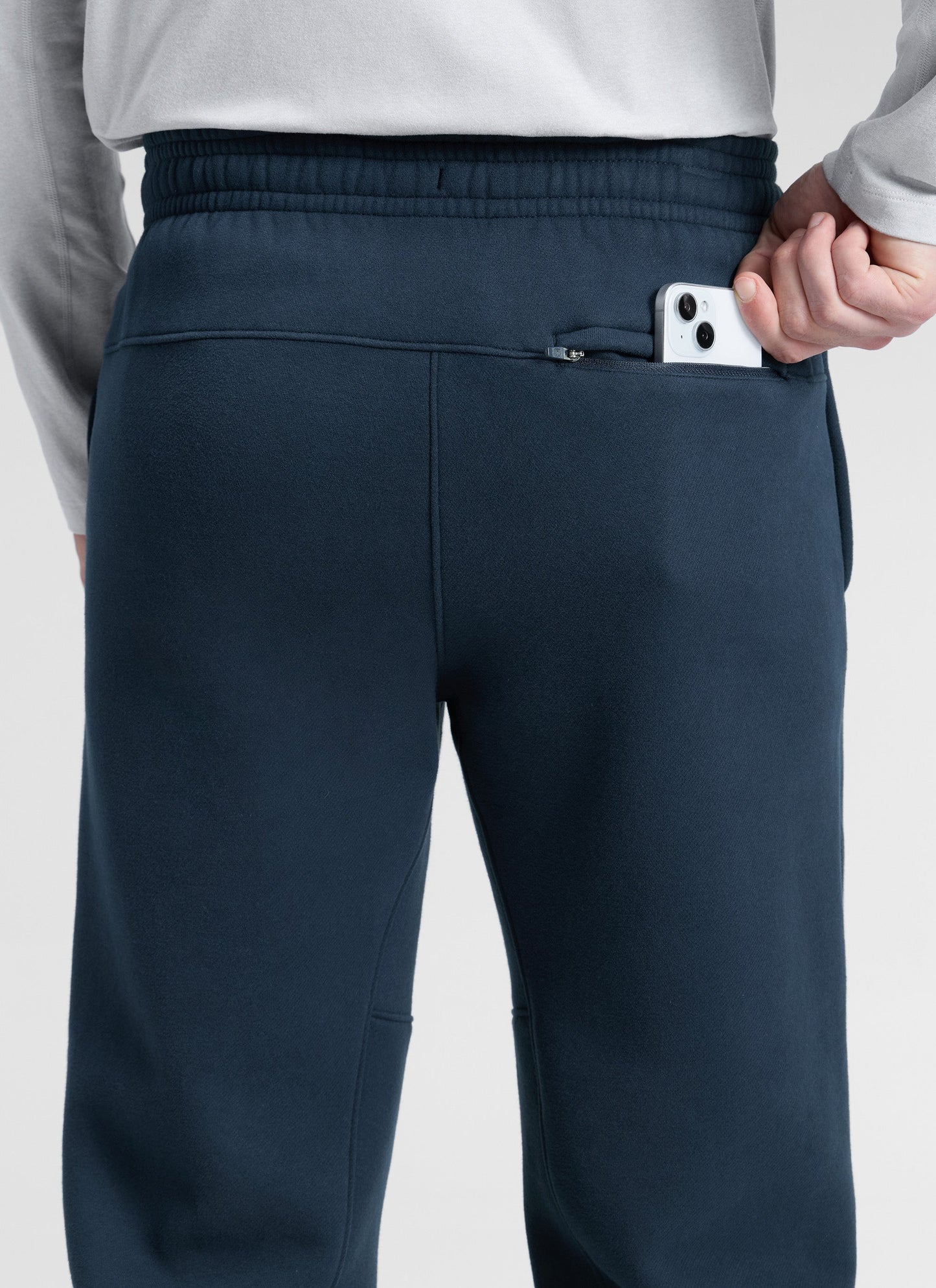 Fleece Lined Zipper Pocket Sweatpant 30"