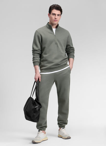 Fleece Lined Zipper Pocket Sweatpant 30"