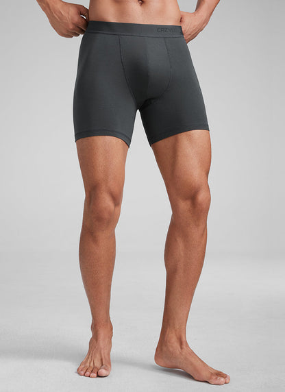 Ultra-Soft Modal Double Lined 5" Boxer Underwear (3-Pack)