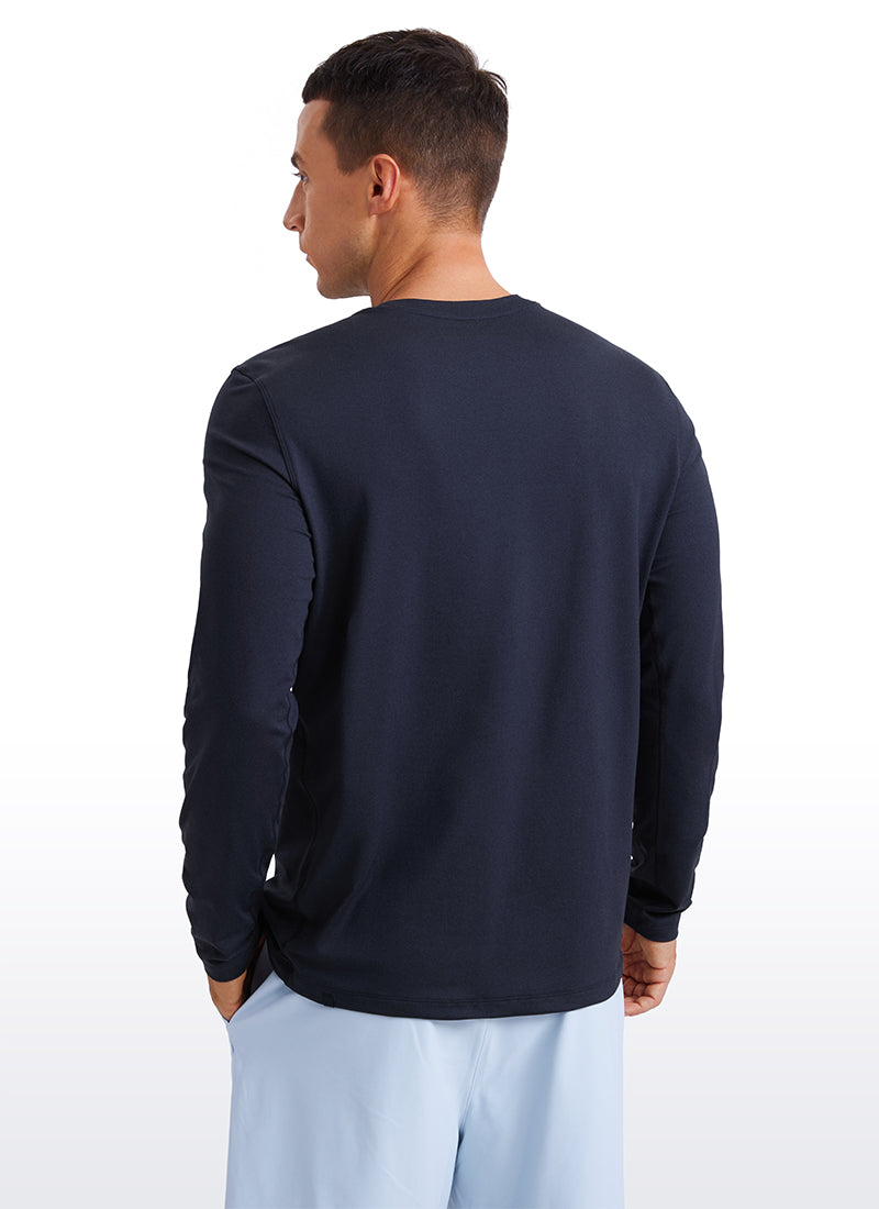 Cloud Jersey Crewneck Long Sleeve Shirts