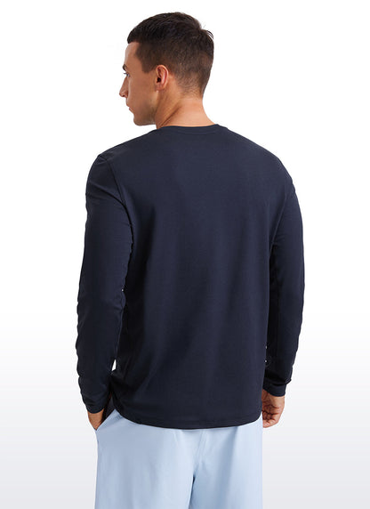 Cloud Jersey Crewneck Long Sleeve Shirts