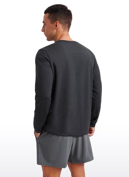 Cloud Jersey Crewneck Long Sleeve Shirts