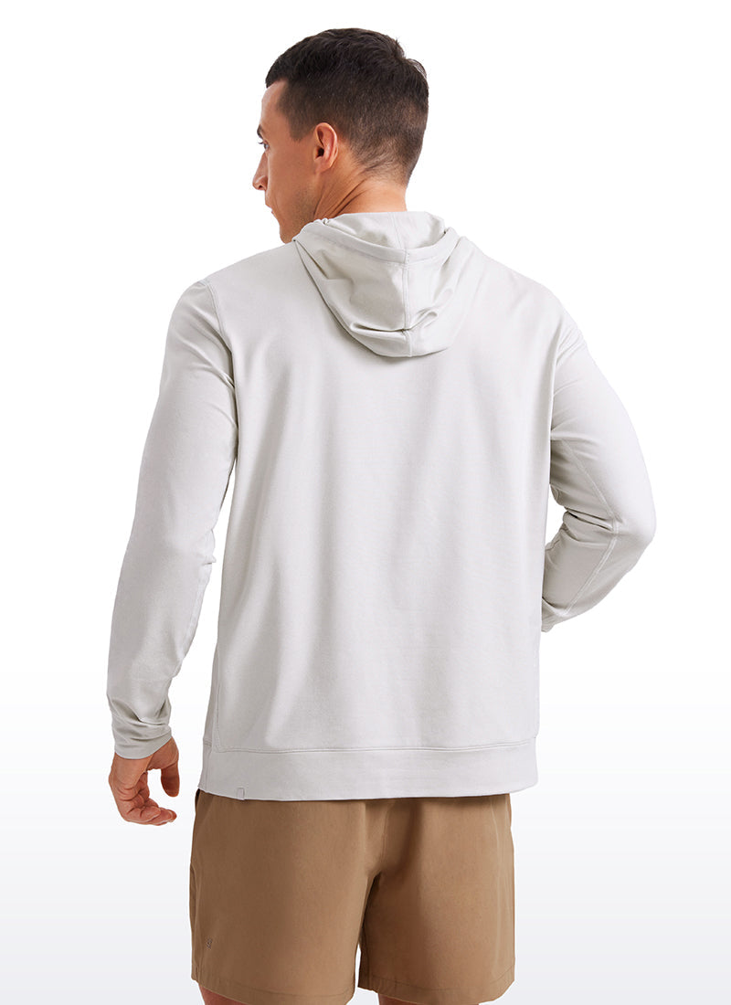 Cloud Jersey Pullover Hoodie Long Sleeve with Pocket
