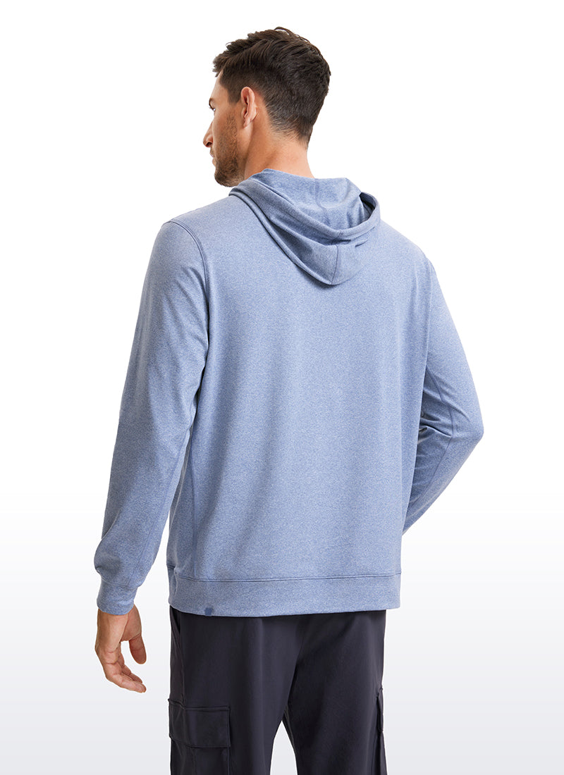 Cloud Jersey Pullover Hoodie Long Sleeve with Pocket