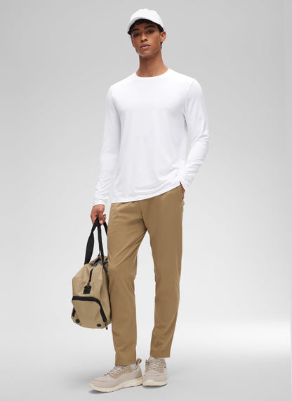 Poly Cotton-Blend Lightweight Long Sleeve