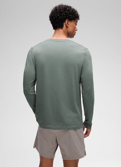 Poly Cotton-Blend Lightweight Long Sleeve
