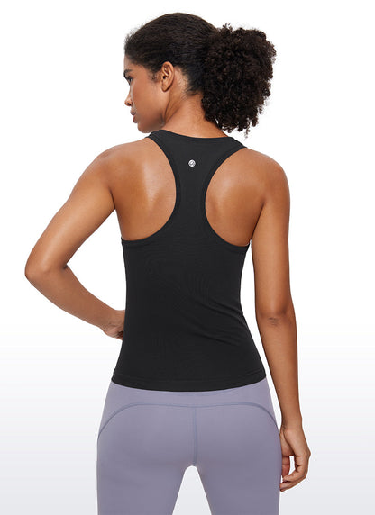 Seamless Scroop Neck Racerback Tank
