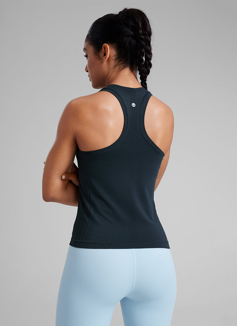 Seamless Racerback Scoop Neck Tank