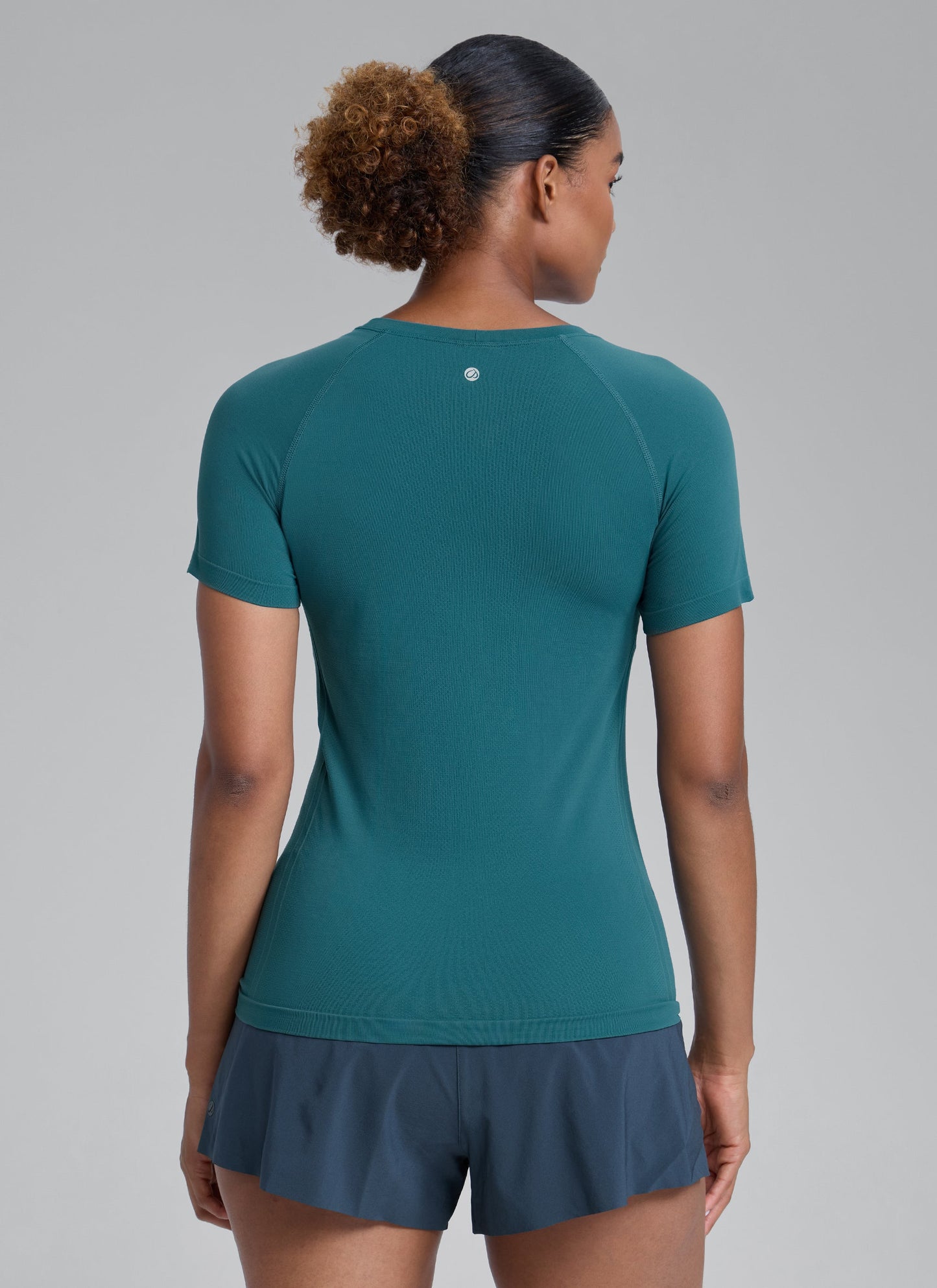 Seamless Hip Length Short Sleeve