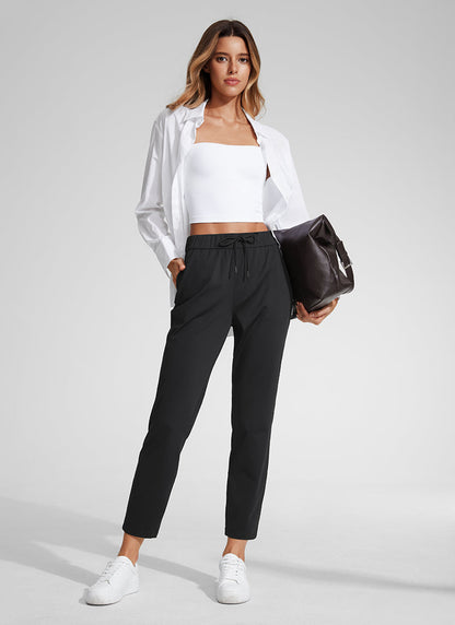 Stretch Drawstring 7/8 Pocket Pant 27''