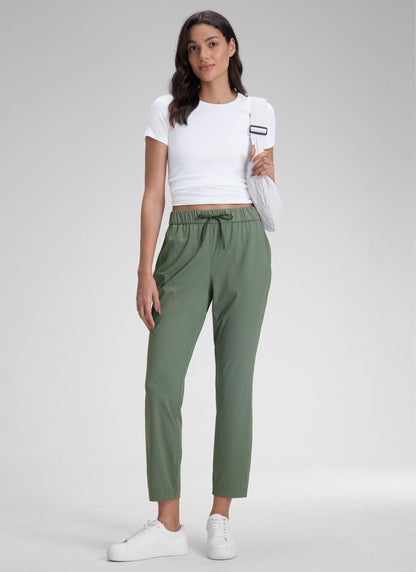 Stretch Drawstring 7/8 Pocket Pant 27''