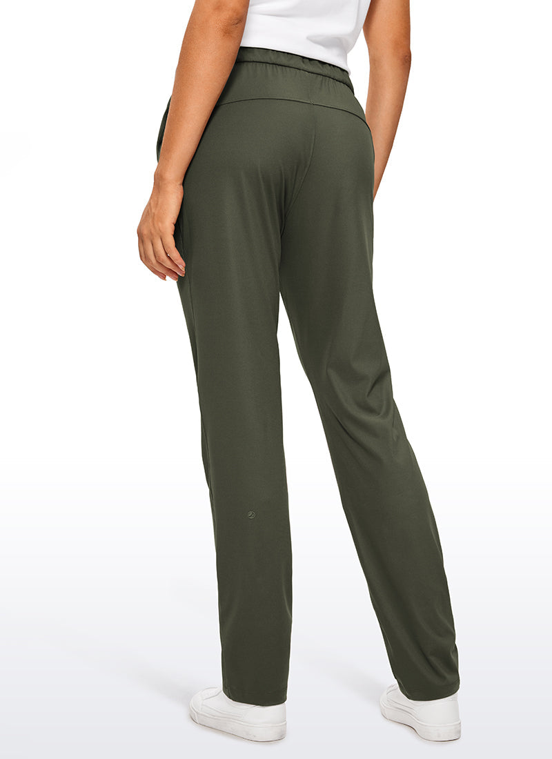 Stretch Drawstring Pocket Pant 31''